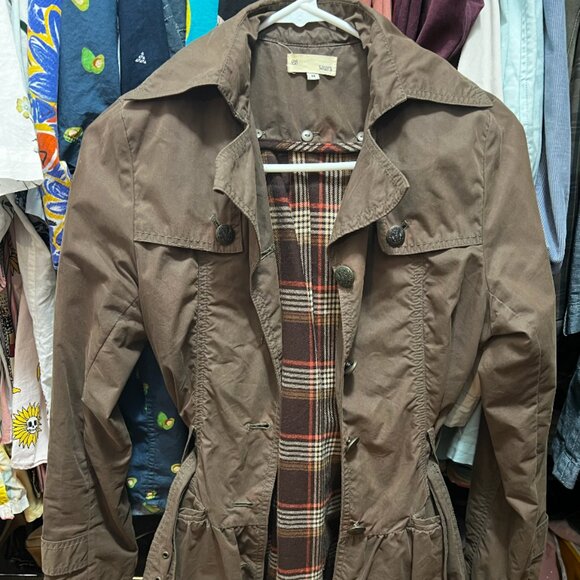 Japanese Trench Coat Size M - fits like a small - Picture 1 of 6